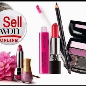 Avon Pink Lip Gloss and Lipstick Set